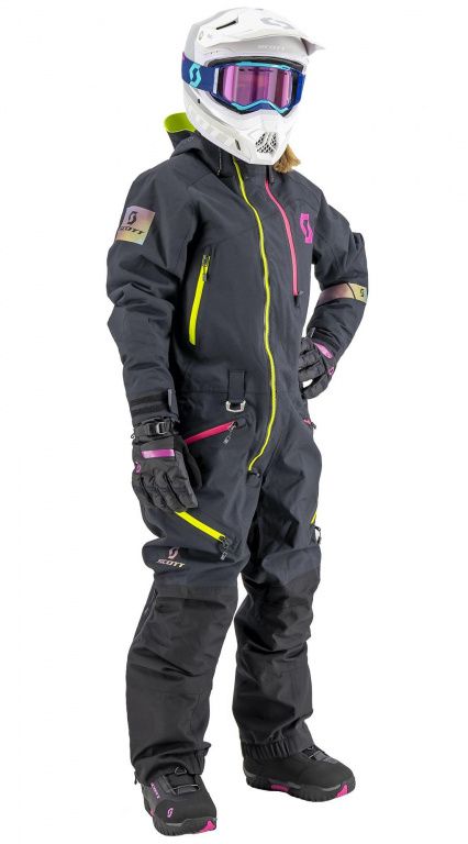 Комбинезон женский Scott DS-I Dryo, black/pink