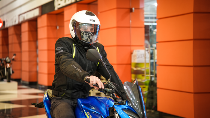 Открытый мотошлем с IXS iXS92 FG 1.0 белый глянец