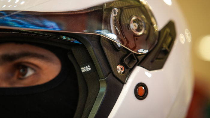 Открытый мотошлем с IXS iXS92 FG 1.0 белый глянец