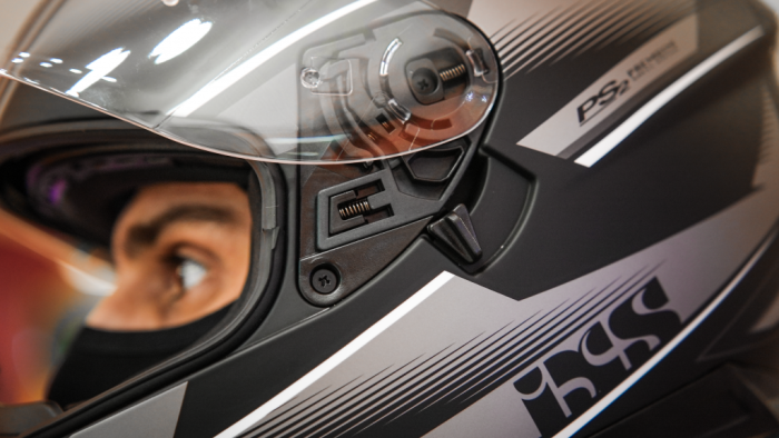Шлем интеграл IXS HX 1100 2.3 черно-серый матовый