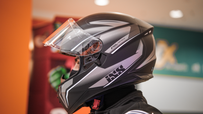 Шлем интеграл IXS HX 1100 2.3 черно-серый матовый