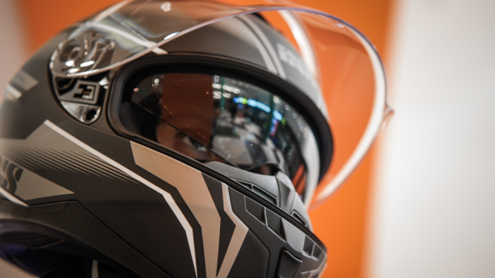 Шлем интеграл IXS HX 1100 2.3 черно-серый матовый