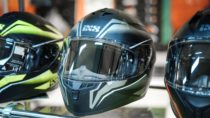 Шлем интеграл IXS HX 1100 2.3 черно-серый матовый