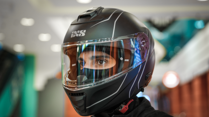 Шлем модуляр IXS iXS460 FG 2.0 серый матовый