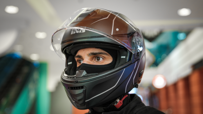 Шлем модуляр IXS iXS460 FG 2.0 серый матовый