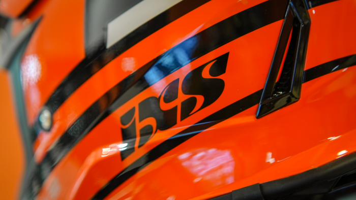 Кроссовый шлем IXS IXS361 2.3, Чёрный/Оранжевый