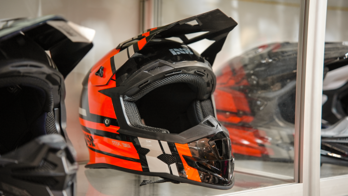 Кроссовый шлем IXS IXS361 2.3, Чёрный/Оранжевый