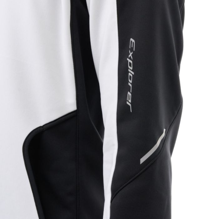Куртка с капюшоном Dragonfly Explorer 2.0 Man Black - White 2024
