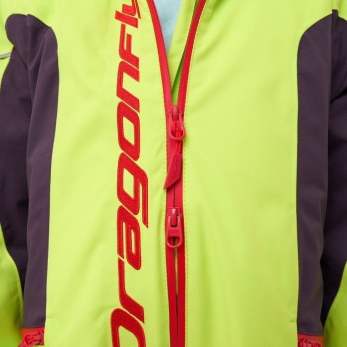 Зимний утепленный комбинезон Dragonfly GRAVITY Junior Lime - Plum