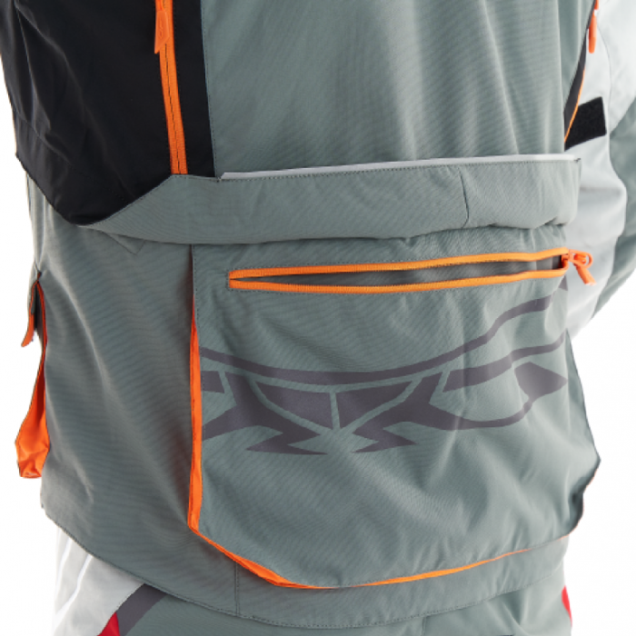 Куртка Эндуро Dragonfly Freeride Grey-Orange