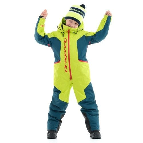 Зимний утепленный комбинезон Dragonfly Junior Gravity Olive - Dark Ocean 2023