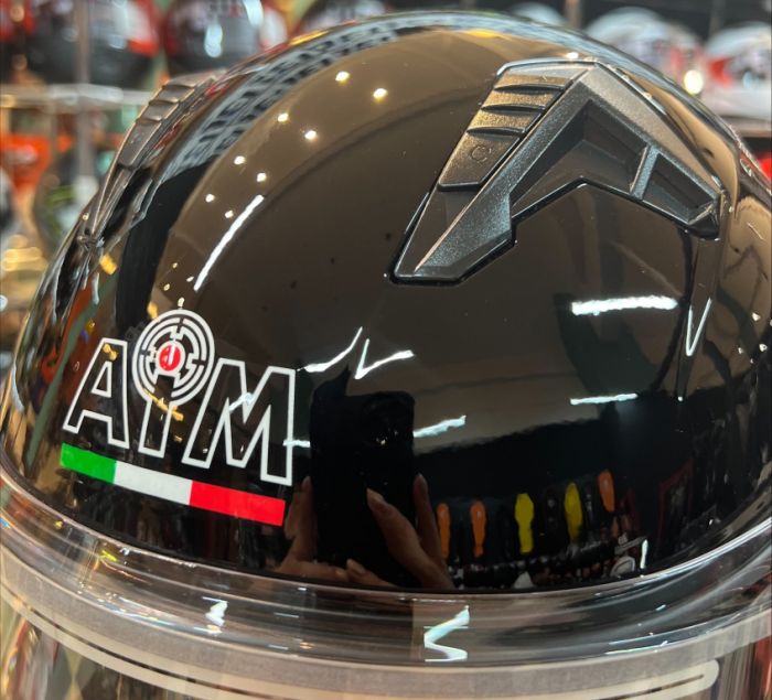 Шлем снегоходный с электрическим подогревом AiM JK906 Black