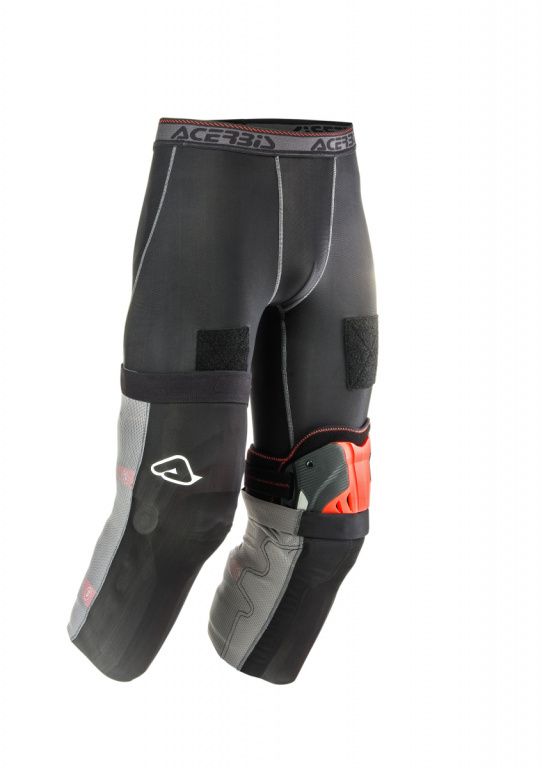 Гетры кроссовые под наколенники + шорты Acerbis X-KNEE GECO Black/Grey