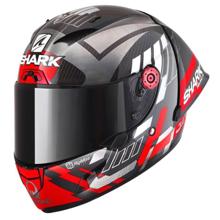 Шлем интеграл Shark RACE-R PRO GP 06 REPLICA ZARCO WINTER TEST Black/Chrome/Red