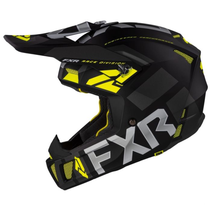 Шлем FXR MX Clutch Evo LE Helmet 22 Black/HiVis