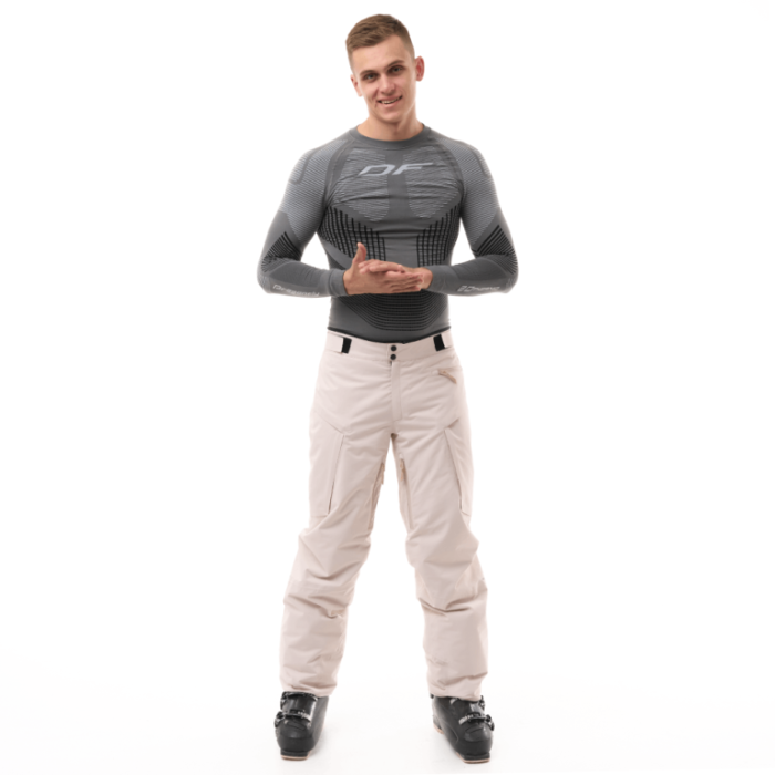 Штаны горнолыжные утепленные Dragonfly GRAVITY Man Light Grey