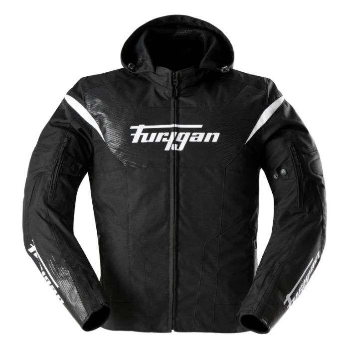 Мотокуртка FURYGAN Shard Черный/Белый