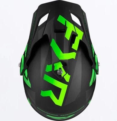 Шлем FXR Torque X Team Hlmt w/ E Shield & Sun Shade 23 Black/Lime