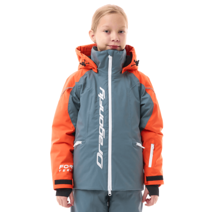 Куртка утепленная Dragonfly Gravity Teenager Orange - Grey