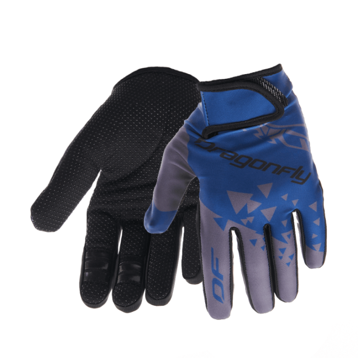 Перчатки Dragonfly CROSS Dark Blue - Grey