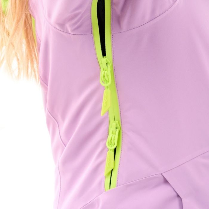 Куртка горнолыжная утепленная Dragonfly Gravity Woman Purple - Lime