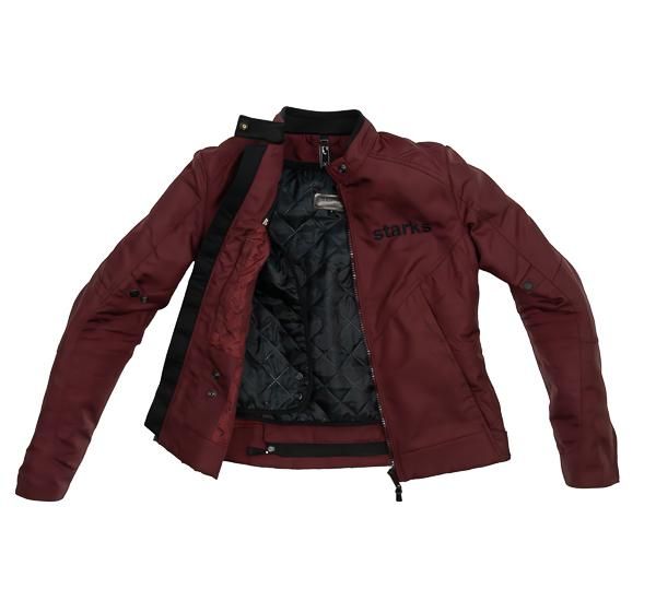 Мотокуртка женская STARKS Urban Jacket 2.0 Lining WOMEN Бургунди