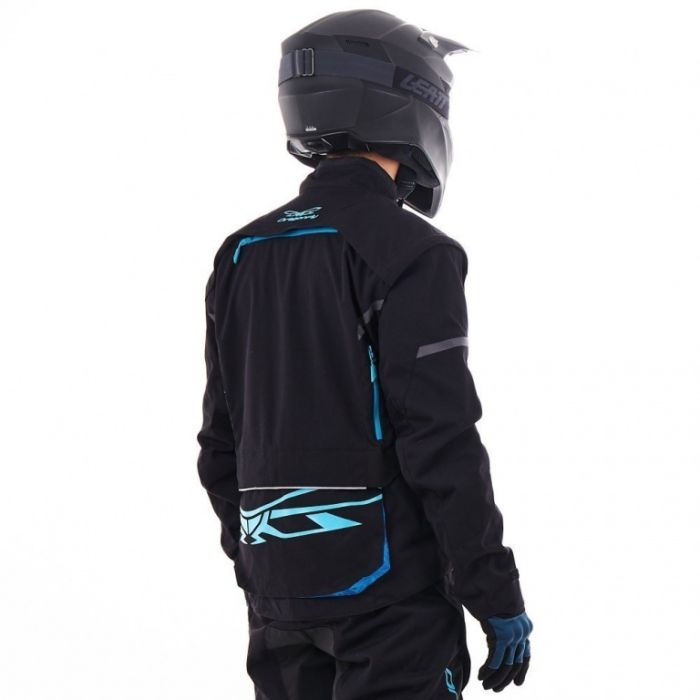 Куртка Эндуро Dragonfly FREERIDE DF Black - Blue 2023