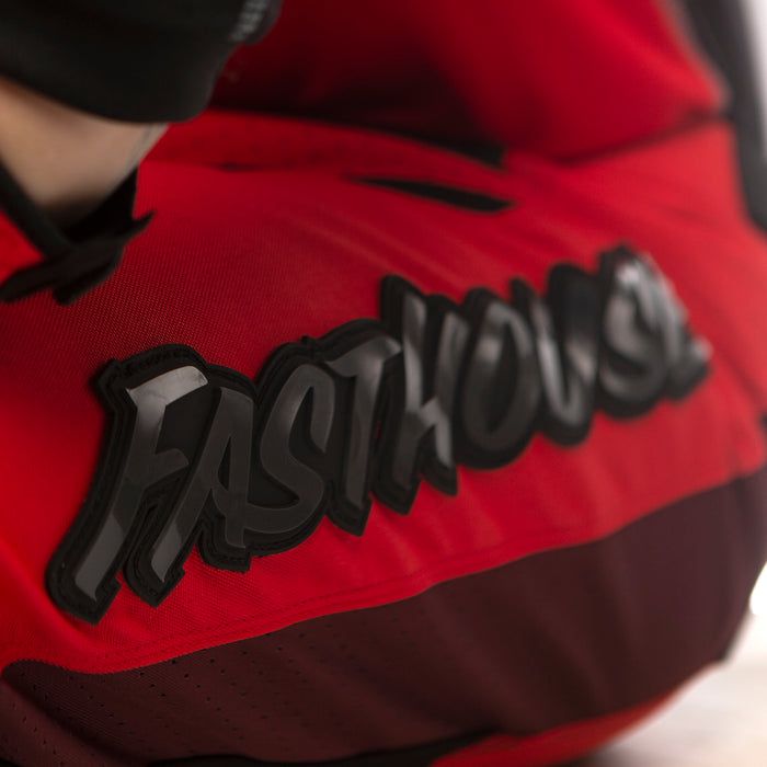 Брюки кроссовые Fasthouse Grindhouse Pant Red/Black