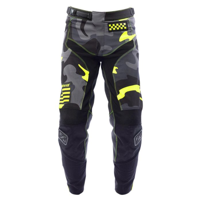 Брюки кроссовые Fasthouse Grindhouse Riot Black High Viz