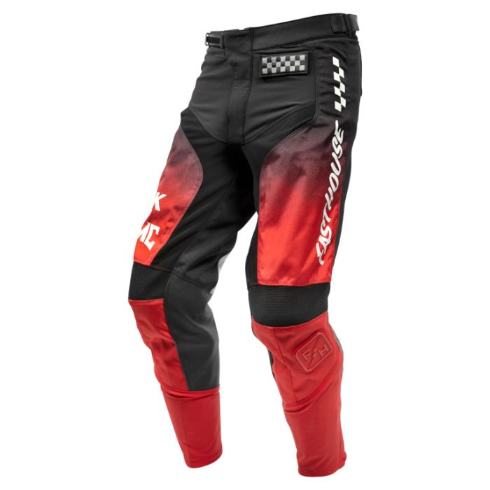 Брюки кроссовые Fasthouse Grindhouse Mod Red Black