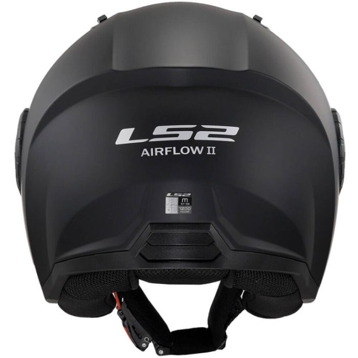 Мотошлем LS2 OF616 Airflow II Solid черный матовый