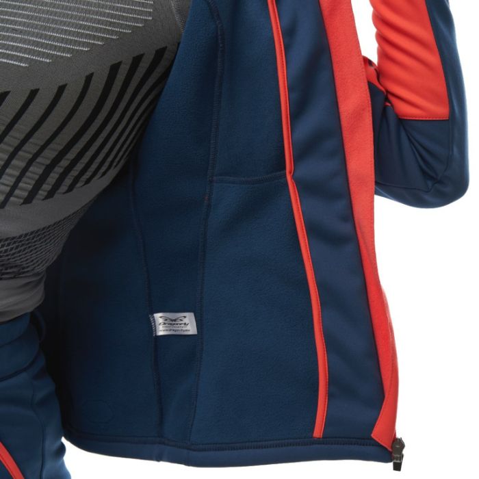 Куртка с капюшоном Dragonfly EXPLORER 2.0 Woman Coral - Ocean 2024