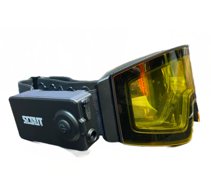 Очки с подогревом Scout Vision-X Heated Goggles Black, Yellow lens