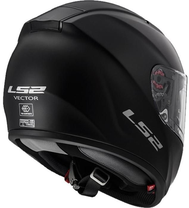 Шлем интеграл LS2 FF397 Vector Ft2 Solid Matt Black