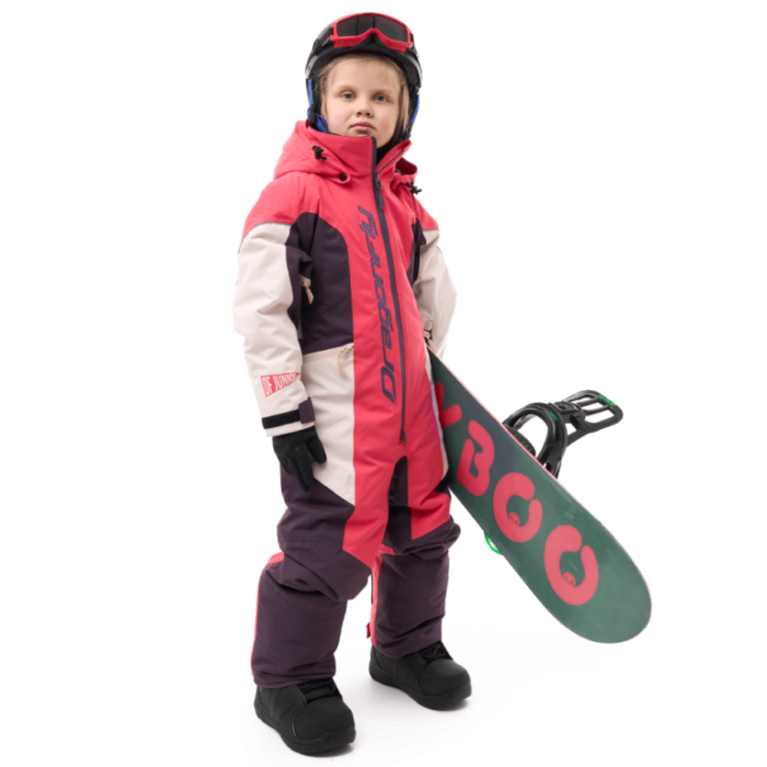 Зимний утепленный комбинезон Dragonfly Gravity Junior Pink - Plum - Light Grey