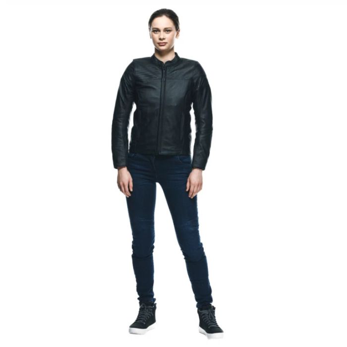 Мотокуртка кожаная женская Dainese Itinere WMN black