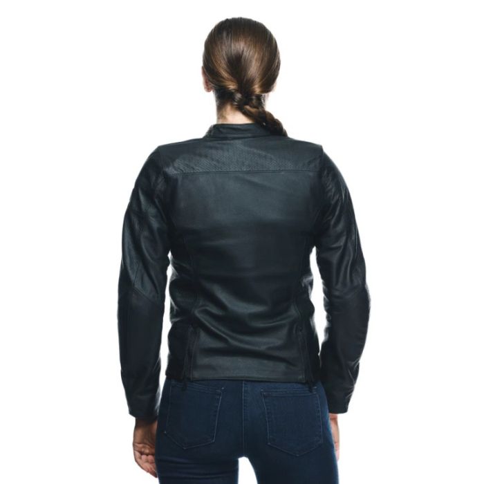 Мотокуртка кожаная женская Dainese Itinere WMN black