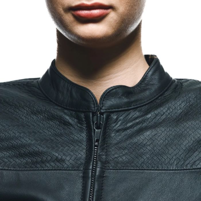 Мотокуртка кожаная женская Dainese Itinere WMN black