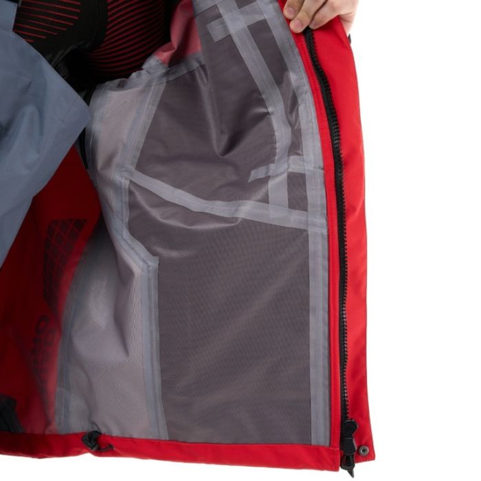 Мембранная куртка Dragonfly QUAD PRO Red - Grey 2024