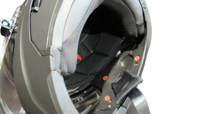 Шлем снегоходный с электрическим подогревом AiM JK906 Black Matt