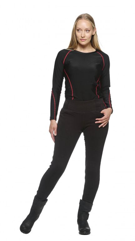 Мотолеггинсы Sweep Super Leggins черные