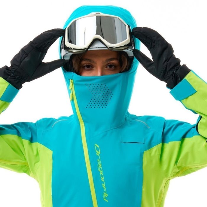 Комбинезон Dragonfly Gravity 2.0 Woman Dark Green - Lime