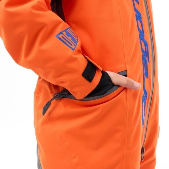 Зимний утепленный комбинезон Dragonfly Gravity Junior Grey - Orange
