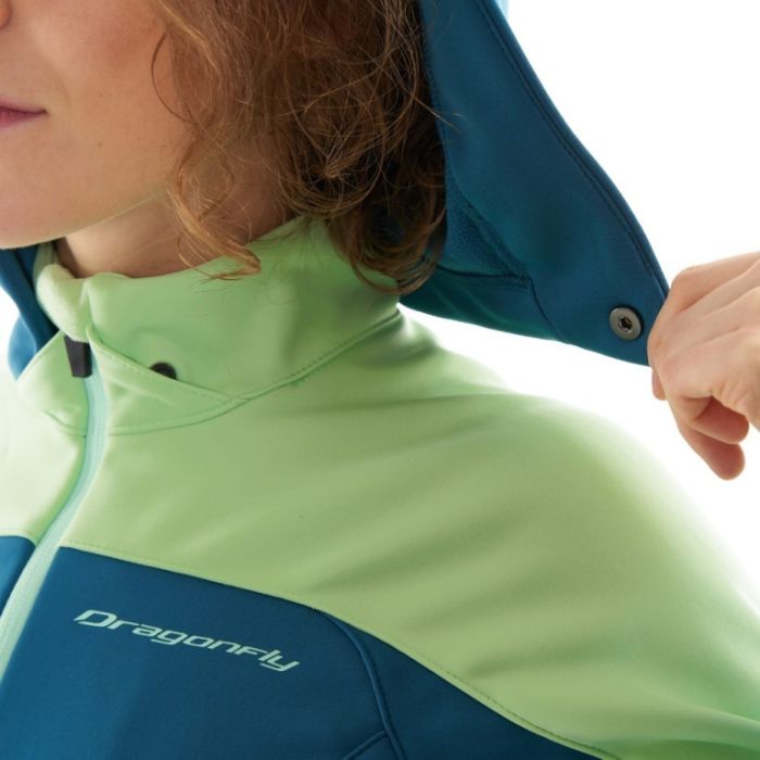 Куртка с капюшоном Dragonfly EXPLORER 2.0 Woman Green 2024