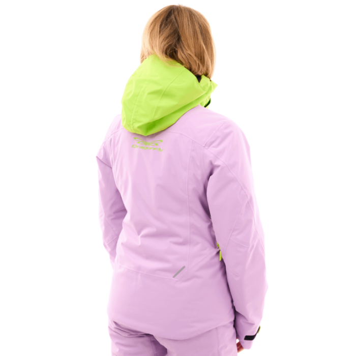 Куртка горнолыжная утепленная Dragonfly Gravity Woman Purple - Lime