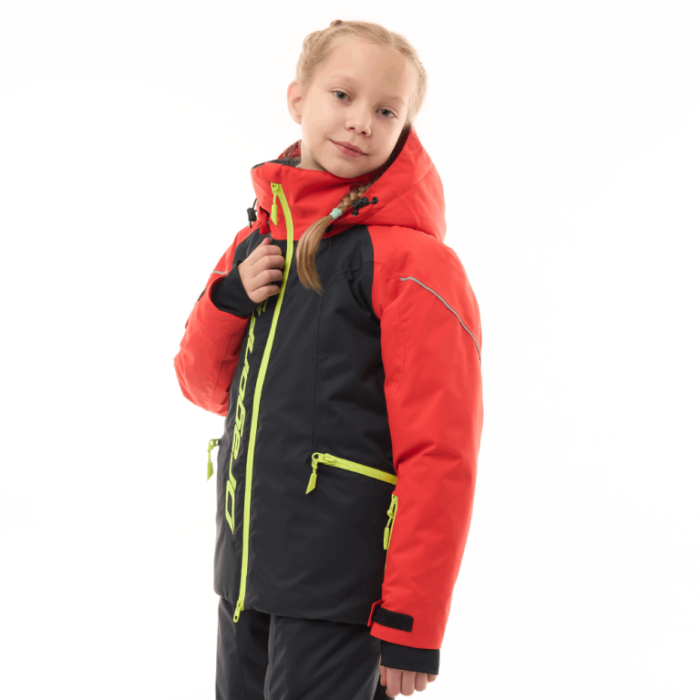 Куртка утепленная Dragonfly Gravity Teenager Red - Black