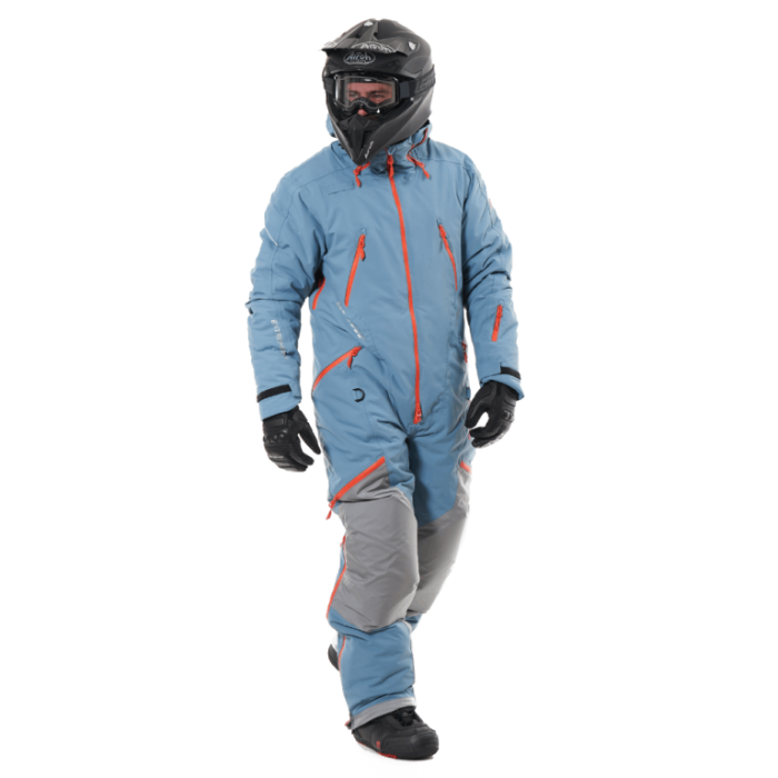 Комбинезон снегоходный Dragonfly Extreme MAN Blue-Grey Утепленный