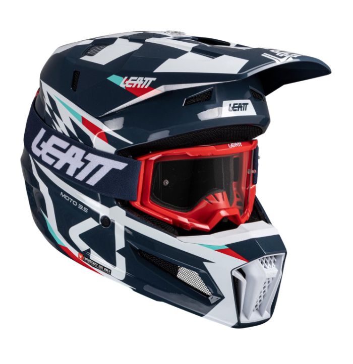 Шлем кроссовый Leatt Moto 3.5 Helmet Kit Blue