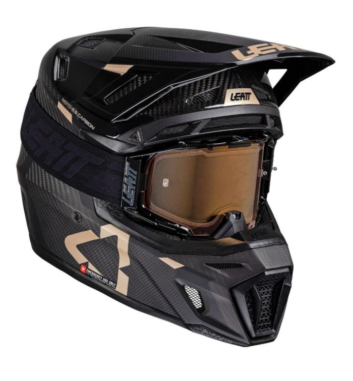 Мотошлем Leatt Moto 9.5 Carbon Helmet Kit V25 Black