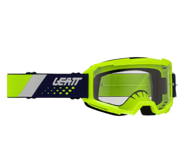 Маска подростковая Leatt Vizion 2.5 Lime Clear 90%